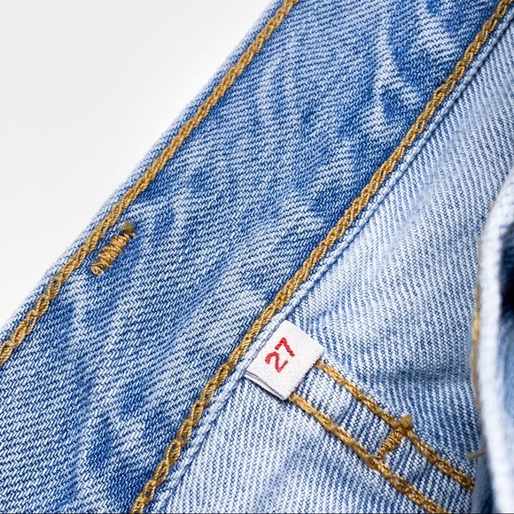 Levi’s Deconstructed Light Blue Denim Skirt 27 - Picture 7 of 8